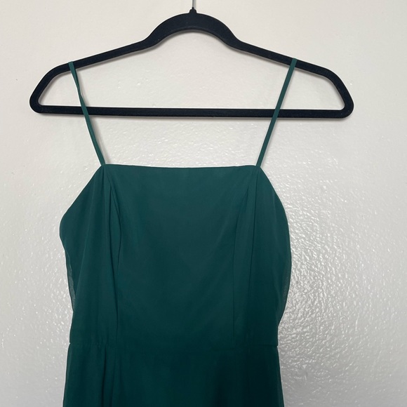 David’s Bridal bridesmaid dress size 2 juniper - Picture 2 of 5